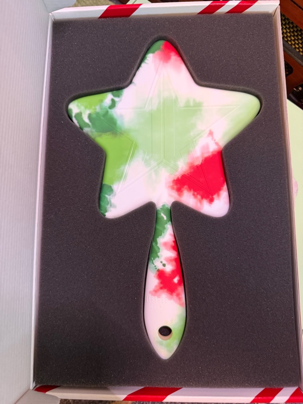 Jeffree Star Cosmetics Hand Mirror - Rainbow Soft Touch New In Box